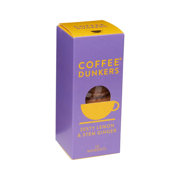 Coffee Dunkers, Zesty Lemon & Stem Ginger - 150g