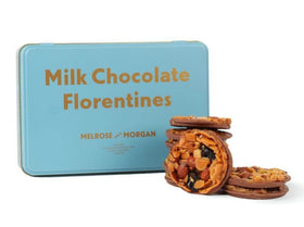 Melrose and Morgan, Milk Chocolate Florentines Tin 250g