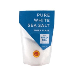 Halen Mon, Pure Sea Salt, Finer Flake,  100g