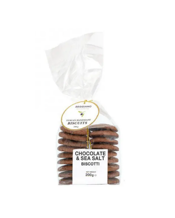 Seggiano, Sea Salt & Chocolate Biscuits 200g