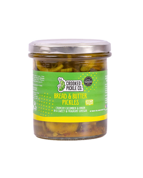 Crooked Pickle, Bread and Butter Pickles 370g