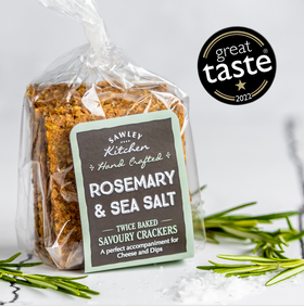 Sawley Kitchen, Rosemary & Sea Salt Savoury Crackers
