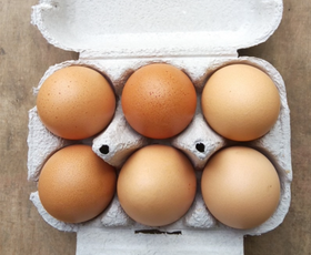 Six Small Biodynamic Eggs