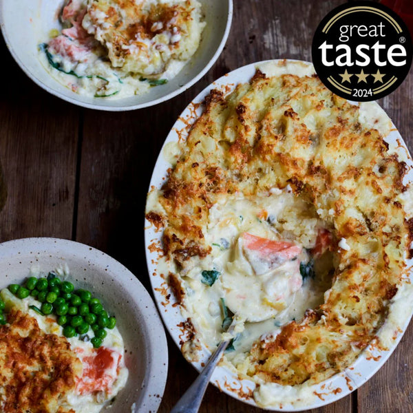 HomeCooks, Fish Pie with Cheesy Mash