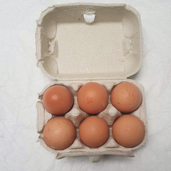 Six Organic Free-Range Eggs