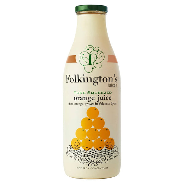 Folkington's Pure Squeezed Orange Juice 1000ml