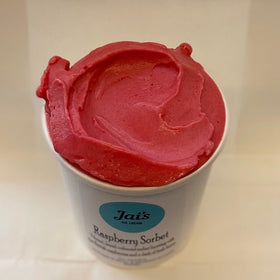 Jai's Ice Cream, Raspberry Sorbet 500ml