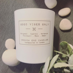 Crouch End Candles, Good Vibes Only Scented Candle 220g