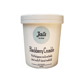 Jai's Ice Cream, Blackberry Crumble 500ml