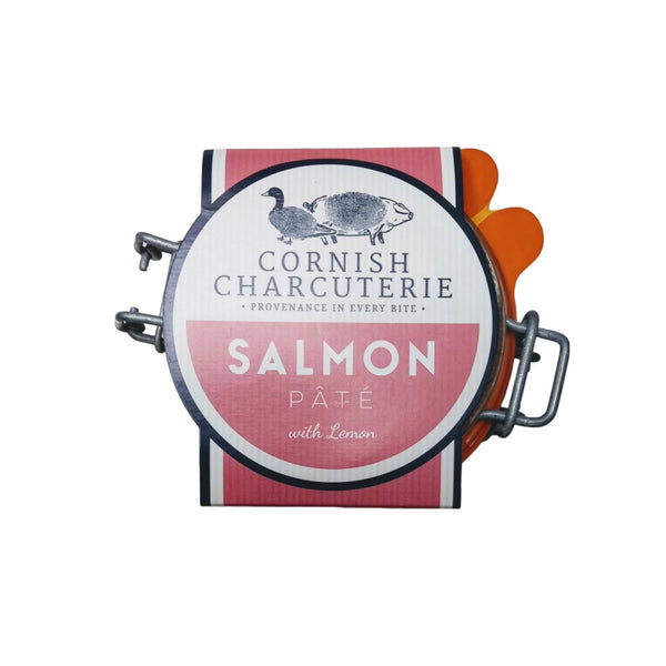 Cornish Charcuterie, Salmon Pâté with Lemon in Reusable Jar 125g