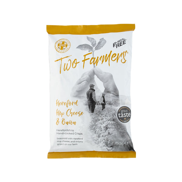 Two Farmers, Cheese & Onion Crisps in Compostable Bag 150g