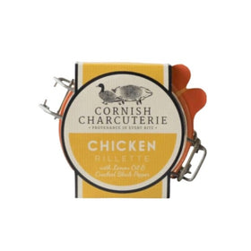Cornish Charcuterie, Chicken Rillette with Lemon in Reusable Jar 125g