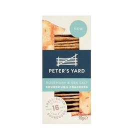 Peter's Yard, Rosemary & Sea Salt Sourdough Crispbreads 90g