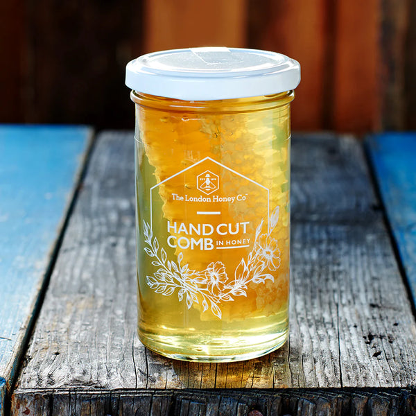 The London Honey Co, Hand Cut Comb in Pure Honey 350g