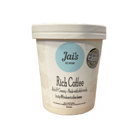 Jai's Ice Cream, Rich Coffee Lactose-free Ice Cream 500ml